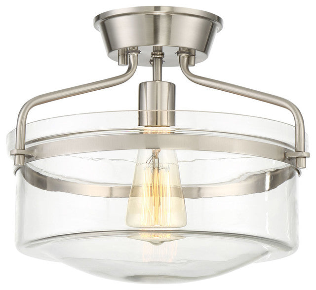 Trade Winds Gardner Ceiling Light in Brushed Nickel, #6218