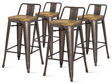 Load image into Gallery viewer, Metropolis Low-Back Counter Stools Set of 4 (2591RR)
