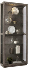 Load image into Gallery viewer, Pulaski Furniture Curio Cabinet Dark Gray Wash AS IS
