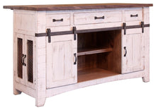 Load image into Gallery viewer, Greenview Kitchen Island Distressed White
