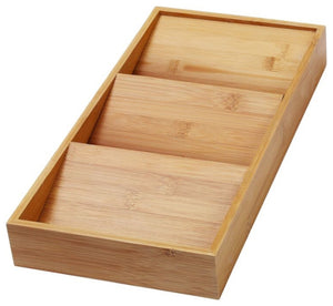 3-Tier Bamboo Spice Rack Drawer Organizer 22AH