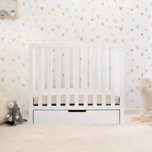 Load image into Gallery viewer, Colby 4-in-1 Mini Convertible Crib with Storage
