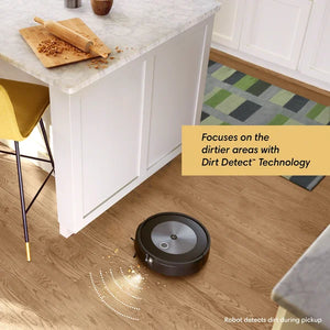 iRobot® Roomba® j7+ (7550) Wi-Fi® Connected Self-Emptying Robot Vacuum