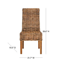 Load image into Gallery viewer, Sanibel Brown Mango Wood Side Chair (Set of 2) - #146CE
