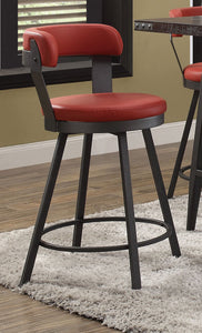 Laub 24” Counter Height Stools Set of 2 Red(1113)