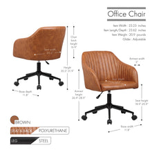 Load image into Gallery viewer, Porthos Home Madison Executive Office Chair #601HW
