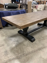 Load image into Gallery viewer, 2 toned Farmhouse Dining Table
