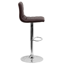Load image into Gallery viewer, Ben Swivel Adjustable Height Bar Stool 2pk Brown(1615RR)
