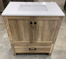 Load image into Gallery viewer, 30 inch Single Bathroom Vanity in Natural Oak 922CDR
