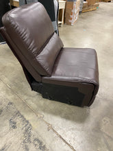 Load image into Gallery viewer, Saul Faux Leather Armless Chair ONLY Dark Brown
