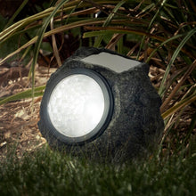 Load image into Gallery viewer, Solar Powered Rock LED Spot Light 4 Pack Gray(1724RR)
