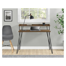 Load image into Gallery viewer, Panama Retro Desk with Riser Walnut(567)
