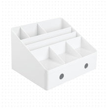 Load image into Gallery viewer, Dee Desk Organizer with Drawers White #71HW
