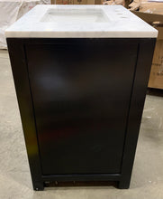 Load image into Gallery viewer, Minnetrista 30" Single Bathroom Vanity Set Black/Marble Sink 1004CDR
