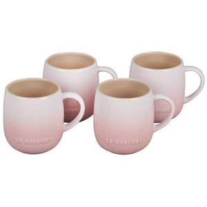 Le Creuset Stoneware Coffee Mug Set of 4 Pink(1641RR)