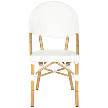 Load image into Gallery viewer, Off-White Nergizli Stacking Patio Dining Chair (Set of 2) #582HW
