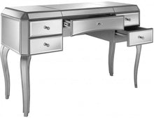 Load image into Gallery viewer, 5 Drawer Mirrored Desk, #6919
