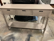 Load image into Gallery viewer, Landers 47.3 in. Taupe 3-Drawer Console Table
