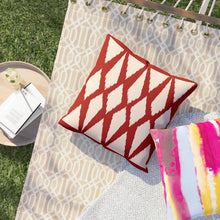Load image into Gallery viewer, Cristian Outdoor Square Pillow Cover &amp; Insert (2in Box) 16&quot; H x 16&quot; W x 1&quot; D Size #56HW
