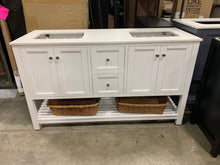 Load image into Gallery viewer, Lakeshore 60&quot; Double Bathroom Vanity, White, Top: Quartz
