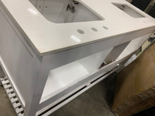 Load image into Gallery viewer, Lakeshore 60&quot; Double Bathroom Vanity, White, Top: Quartz
