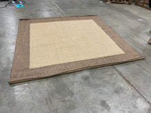 Load image into Gallery viewer, Beige/Brown 7’6” x 7’6” Square Indoor/Outdoor Area Rug(1697RR)
