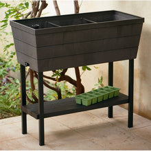 Load image into Gallery viewer, Graphite Urban Bloomer 1.2 ft x 3 ft Plastic Raised Garden(1582)
