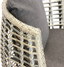 Load image into Gallery viewer, Outdoor Dining Set with Table, Grey Cushions #624HW
