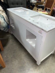 Kazanovicz 60” bathroom vanity * AS IS