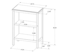 Load image into Gallery viewer, Windham 32.25” 2 shelf bookcase-overcast*AS IS* #3098
