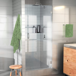 Glass Warehouse  27" x 78" Hinged Frameless Shower Door with Enduroshield Technology AS IS(1070)