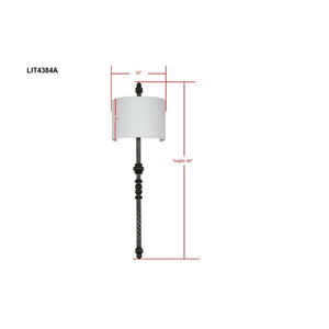 Roger 1-Light Shaded Wallchiere Lights Set of 2(1480-2 boxes)