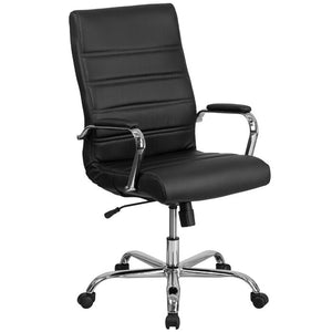 High Back Swivel with Wheels Ergonomic Executive Chair Black #353HW