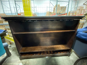 Wine/Bar Shelf Mahogany AS IS