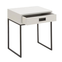Load image into Gallery viewer, White Single Drawer Side Table (SB106)

