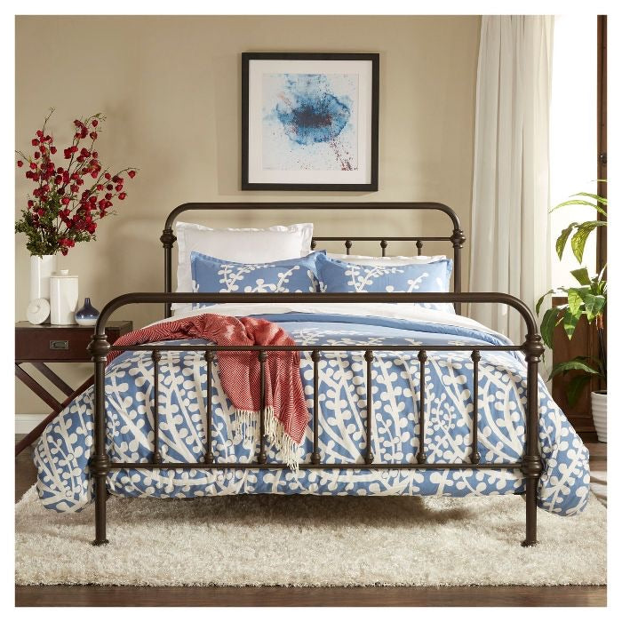 Tilden Standard Metal Bed Queen Bronze(1442)