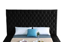 Load image into Gallery viewer, Geralyn Upholstered Headboard Queen Black 3043RR
