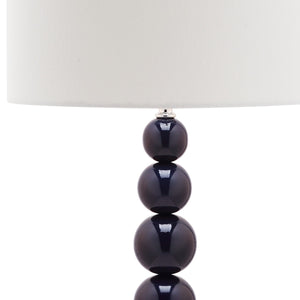 Jenna Navy & Off-White 31.5" Stacked Ball Lamp - Set of 2 #544HW