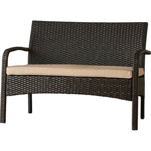 4 Piece Rattan Sofa Seating Group with Cushions #387HW
