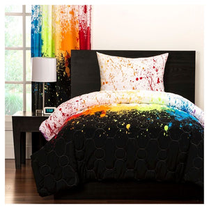 Crayola Cosmic Burst Comforter Set Rainbow Full/Queen(1162)