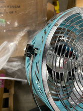 Load image into Gallery viewer, Light Blue Williston Forge Becky 10.9&quot; Table Fan AS IS (2171RR)
