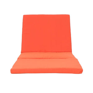 Outdoor Chaise Lounge Cushion Orange(1031)