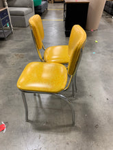 Load image into Gallery viewer, Yellow Retro Chairs set of 2
