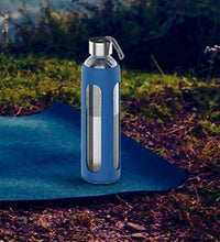 Load image into Gallery viewer, 20oz Glass Water Bottle-Blue #307nd

