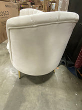 Load image into Gallery viewer, Lilo Velvet 88&quot; Flared Arm Sofa Cream
