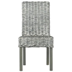 Set of 2 Wheatley Coastal Gray White Wash Accent Chair - #170CE