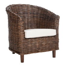 Load image into Gallery viewer, Willow Barrel Chair Brown/White(1429)
