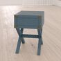 Load image into Gallery viewer, Benbrook 1 Drawer Nightstand Color Graphite Blue #65HW

