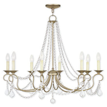 Load image into Gallery viewer, Antique Silver Leaf Devana 8 - Light Candle Style Classic / Traditional Chandelier(1866RR)

