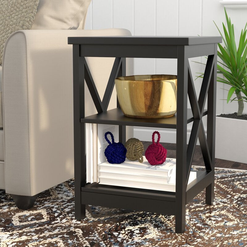 Stoneford End Table Black(1820RR)